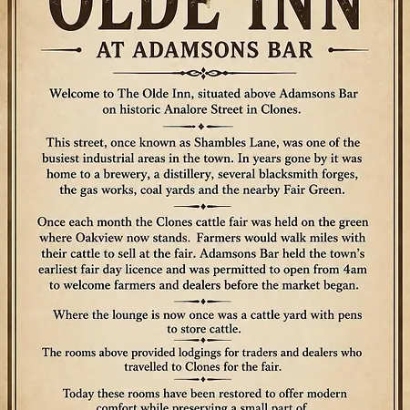 The Olde At Adamsons Bar * Clones